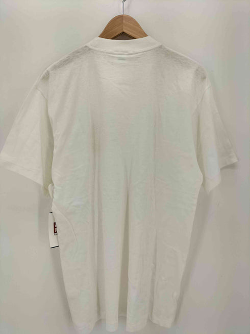 GALBE 裾&袖シングルステッチ 企業 ロゴプリント クルーネック Tシャツ メンズ JPN:L
