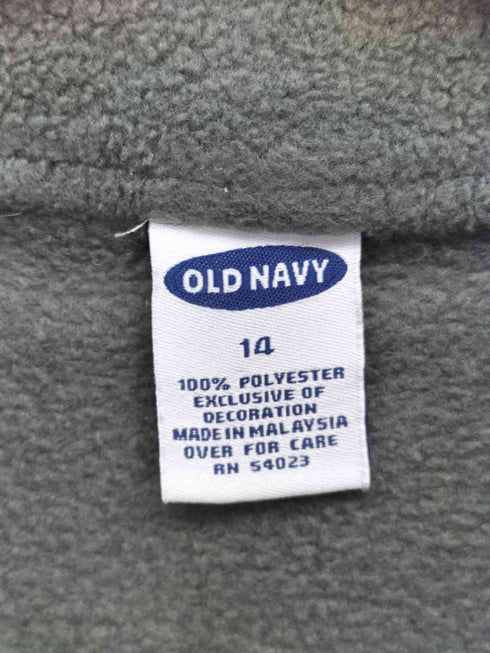 オールドネイビー OLD NAVY 90-00s ジップアップ フリース ベスト メンズ 14