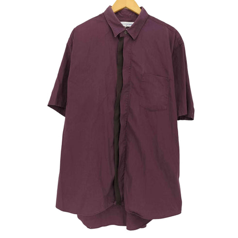 コムデギャルソンシャツ COMME des GARCONS SHIRT 比翼ボタン テールカット 半袖シャツ メンズ JPN:L