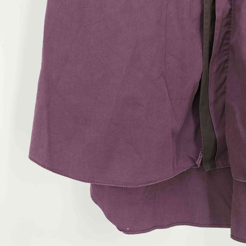 コムデギャルソンシャツ COMME des GARCONS SHIRT 比翼ボタン テールカット 半袖シャツ メンズ JPN:L