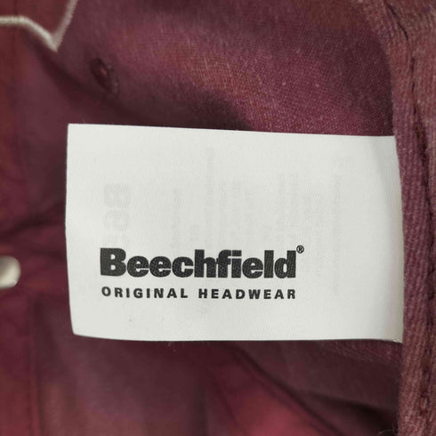 Beechfield 刺繍デザイン6パネルキャップ メンズ