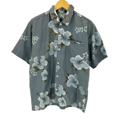 花柄 ハワイアン アロハシャツ メンズ