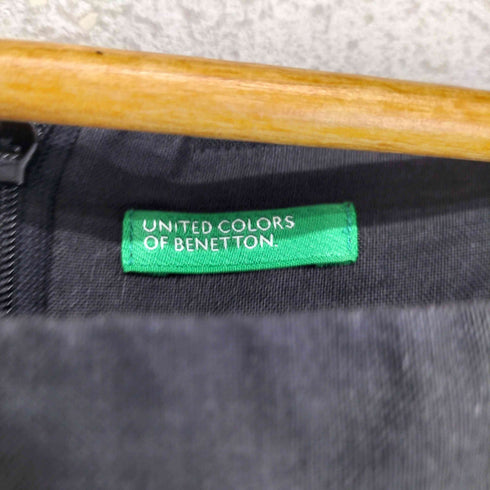 ユナイテッドカラーズオブベネトン UNITED COLORS OF BENETTON リネンキャミワンピース レディース import:XS