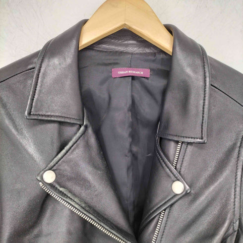 アーバンリサーチ URBAN RESEARCH レザージャケット 羊革 レディース M
