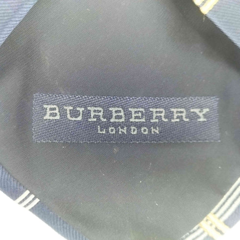 バーバリーロンドン BURBERRY LONDON シルク100 チェック柄 ネクタイ メンズ