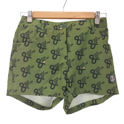 and per se 総柄プリントストレッチショートパンツ レディース JPN:M