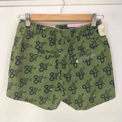 and per se 総柄プリントストレッチショートパンツ レディース JPN:M
