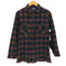 ペンドルトン PENDLETON 70s ウール 比翼ジップ ボタン ダブルフラップポケット フリンジ ネルシャツ メンズ import:M