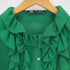 ザラ ZARA フリルブラウス レディース import:S