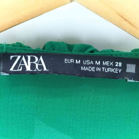 ザラ ZARA フリルブラウス レディース import:S