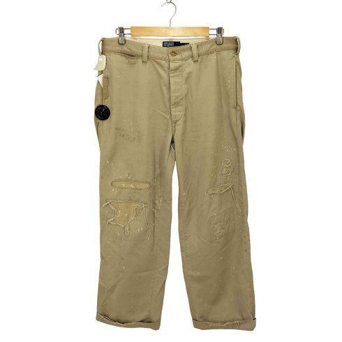 ポロバイラルフローレン Polo by RALPH LAUREN CLASSIC FIT HERITAGE CHINO パッチワーク リペア チノ パンツ 襤褸 メンズ 31/32