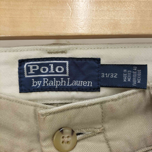 ポロバイラルフローレン Polo by RALPH LAUREN CLASSIC FIT HERITAGE CHINO パッチワーク リペア チノ パンツ 襤褸 メンズ 31/32
