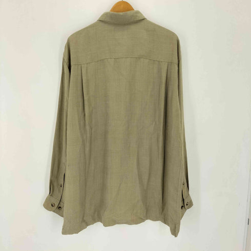 OPTIONS UNLIMITED 90~00S レーヨンポリ ボックスシャツ メンズ 16-16 1/2