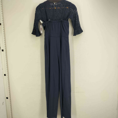 DRESS+ レースブラウス ジャンプスーツ セットアップ レディース S