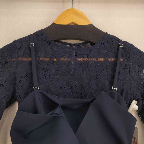 DRESS+ レースブラウス ジャンプスーツ セットアップ レディース S
