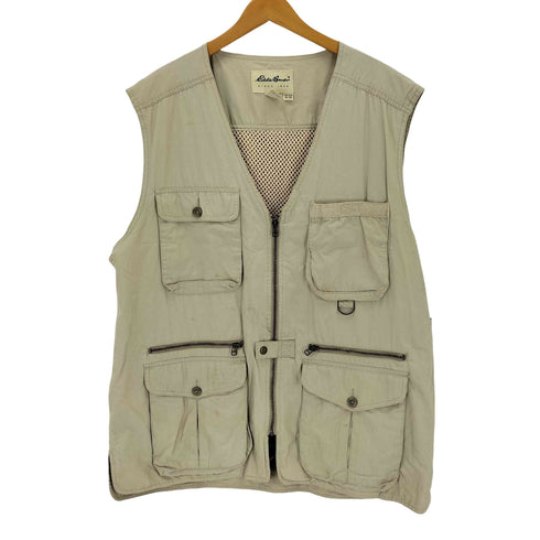 エディーバウアー Eddie Bauer 90~00S 白タグフィッシングベスト メンズ import:XL