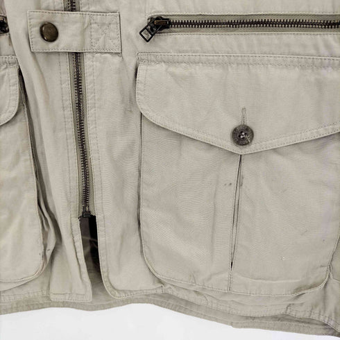 エディーバウアー Eddie Bauer 90~00S 白タグフィッシングベスト メンズ import:XL