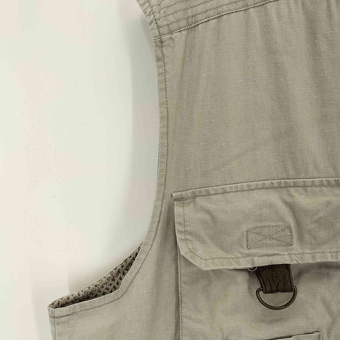 エディーバウアー Eddie Bauer 90S フィッシングベスト メンズ import:XL