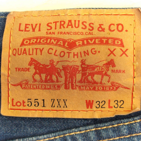 リーバイスヴィンテージクロージング Levis Vintage Clothing 1951年 復刻 42 TALON 赤耳 セルビッチ ビッグE 551ZXX ストレートデニム メンズ W32L32