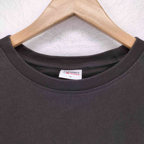 トミージーンズ tommy jeans 両面プリントロゴ L/S カットソー メンズ M