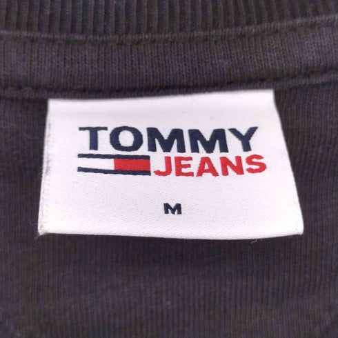 トミージーンズ tommy jeans 両面プリントロゴ L/S カットソー メンズ M