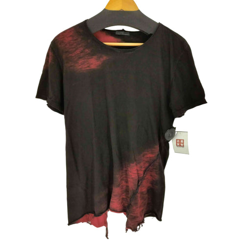 KMRii Black Shadow Slash Cut/SS Tee メンズ JPN:2