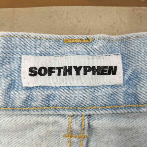 ソフトハイフン SOFTHYPHEN ジップアップ デニムパンツ メンズ 30