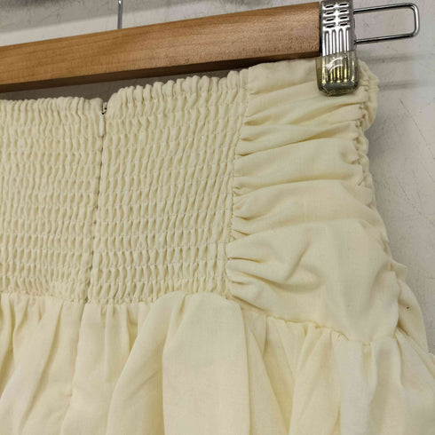 treat urself drawstring ribbon tiered skirt pants フリル リボン フレアミニスカート レディース JPN:S