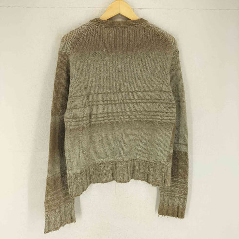 ディーゼル DIESEL フロントプリント クロップド丈 ニット メンズ import:M
