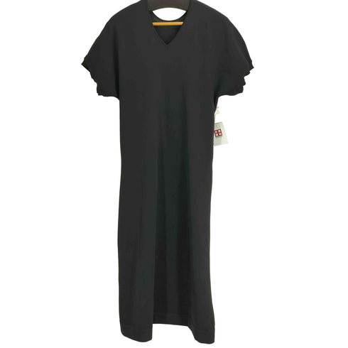 TENTIAL MIGARU Light Knit Women's 半袖Vネックワンピース レディース