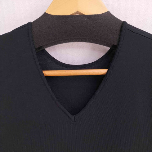 TENTIAL MIGARU Light Knit Women's 半袖Vネックワンピース レディース