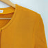 イヴサンローラン Yves Saint Laurent 金ボタン パワーショルダー サマーニットワンピース レディース import:L