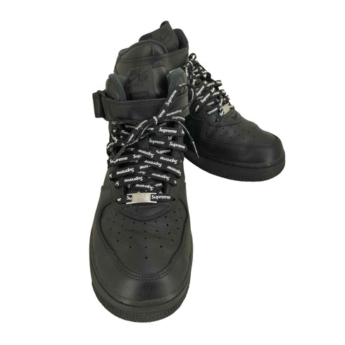 シュプリーム Supreme 24AW Air Force 1 Mid Black メンズ JPN:27