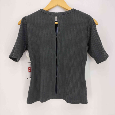 ルシェルブルー LE CIEL BLEU Slit Rib Top スリットリブトップ レディース JPN:36