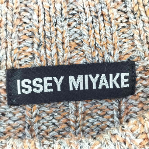 イッセイミヤケ ISSEY MIYAKE 90s シルク ウール メランジ ニット メンズ M