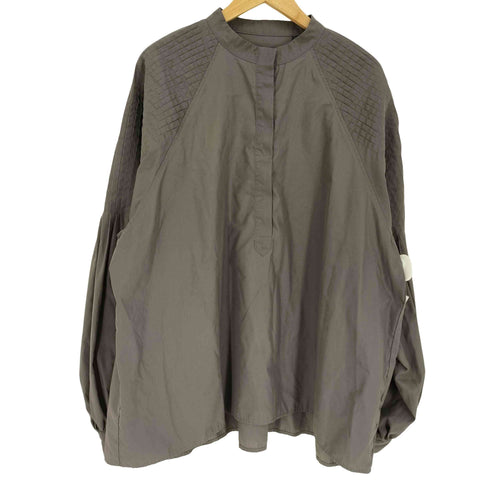 21AW CEREAL 33 pin tuck volume sleeve blouse ピンタック ボリューム スリーブ ブラウス レディース FREE