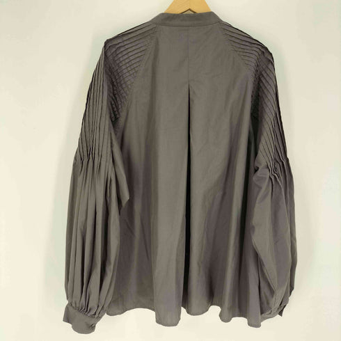 21AW CEREAL 33 pin tuck volume sleeve blouse ピンタック ボリューム スリーブ ブラウス レディース FREE
