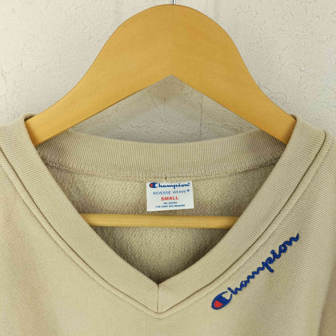 チャンピオン Champion ロゴ刺繍 Vネック REVERSE WEAVE スウェット レディース S
