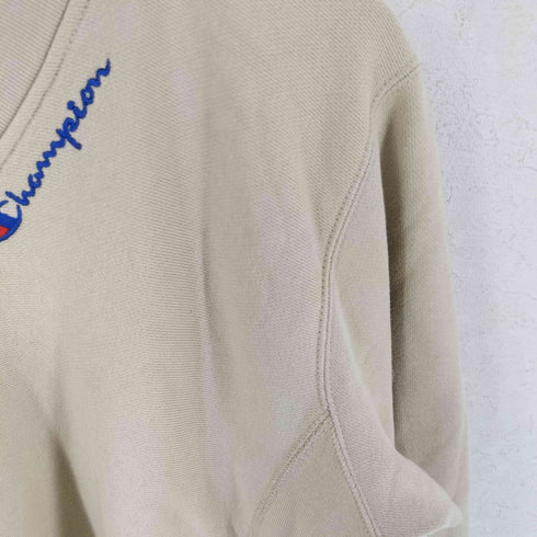 チャンピオン Champion ロゴ刺繍 Vネック REVERSE WEAVE スウェット レディース S