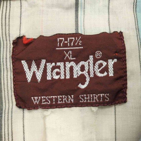 ラングラー Wrangler 半袖ウエスタンシャツ メンズ