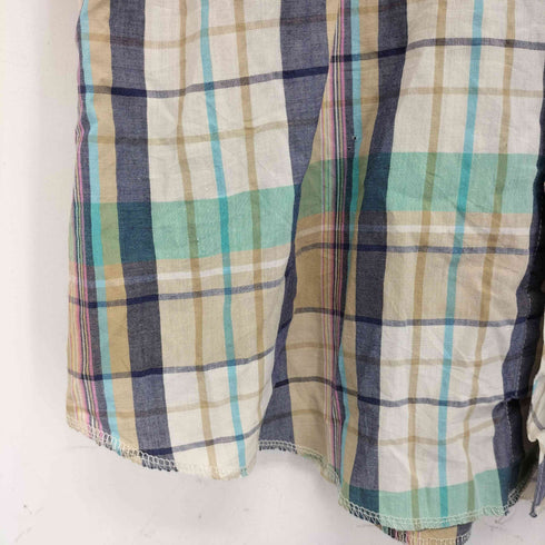 ラングラー Wrangler マドラスチェック 半袖ウエスタンシャツ メンズ