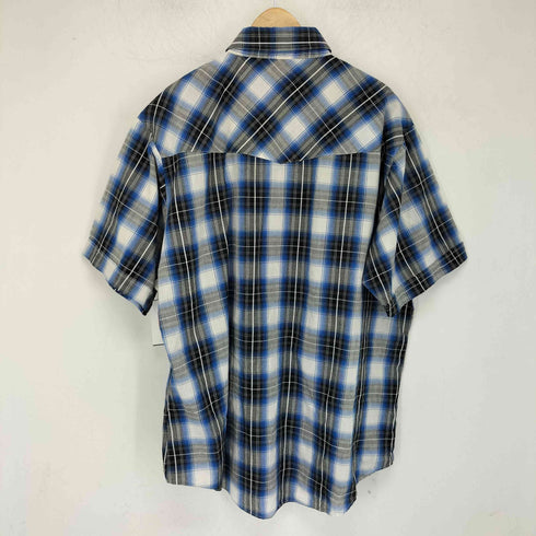 fly cattleman オマドラスチェック ウエスタンシャツ メンズ import:M