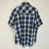 fly cattleman オマドラスチェック ウエスタンシャツ メンズ import:M