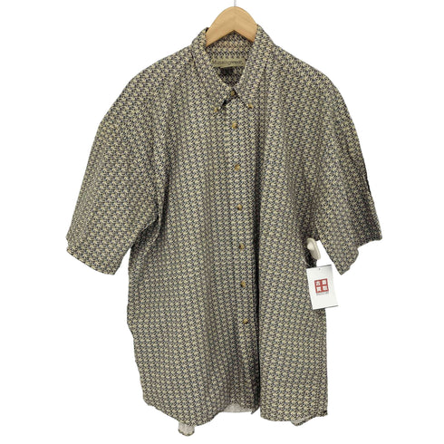 マンシングウェア Munsingwear 総柄ボタンダウンシャツ メンズ import:XL
