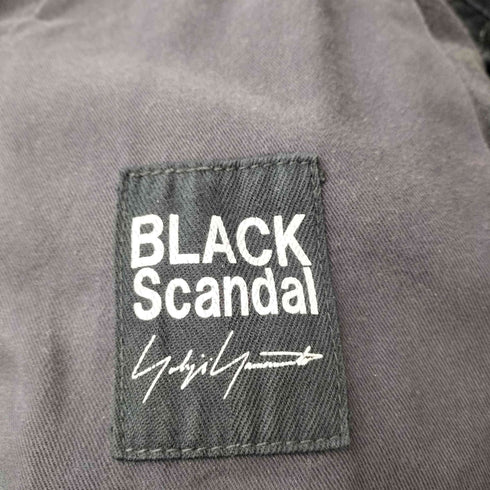 ブラックスキャンダルヨウジヤマモト BLACK Scandal Yohji Yamamoto 2022AW BLACK DENIM PAINTER PANTS メンズ JPN:3
