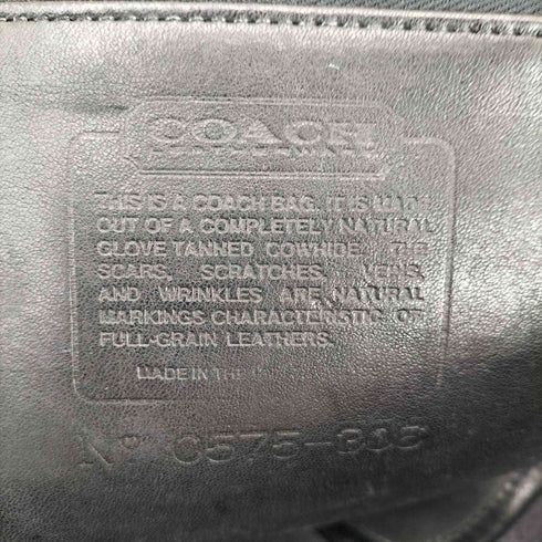 コーチ COACH OLD 2WAY レザーブリーフケース メンズ