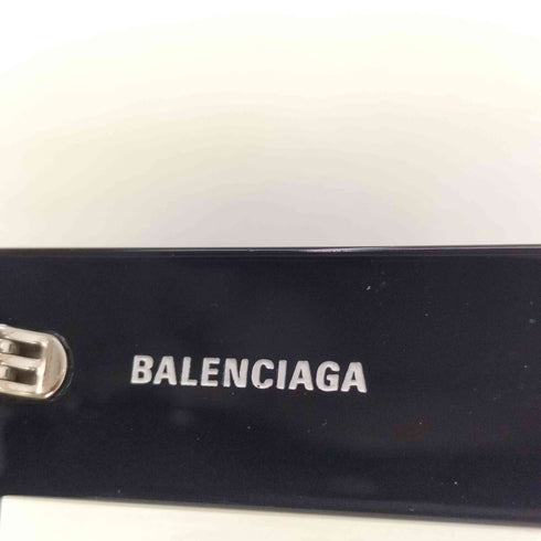 バレンシアガ BALENCIAGA ロゴフレーム スクエアサングラス メンズ 56□18-145
