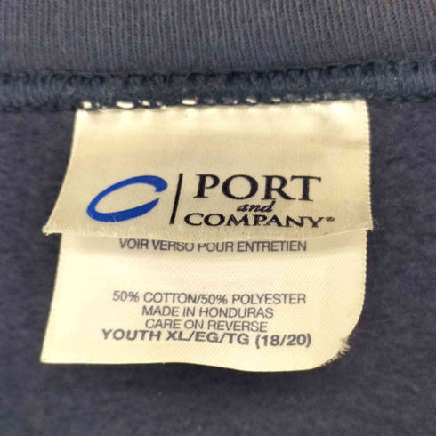ポートアンドカンパニー PORT and COMPANY the miami valley カレッジ刺繍スウェット メンズ youth XL