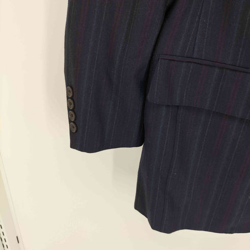 チャップス CHAPS ウール100 3B ストライプ テーラードジャケット メンズ 98-88-175