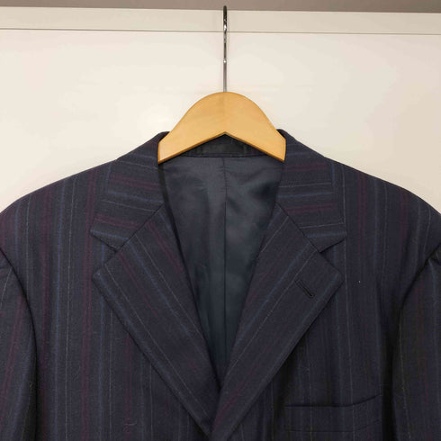 チャップス CHAPS ウール100 3B ストライプ テーラードジャケット メンズ 98-88-175